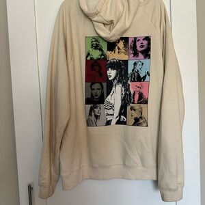 Cream Taylor Swift Eras Tour Hoodie